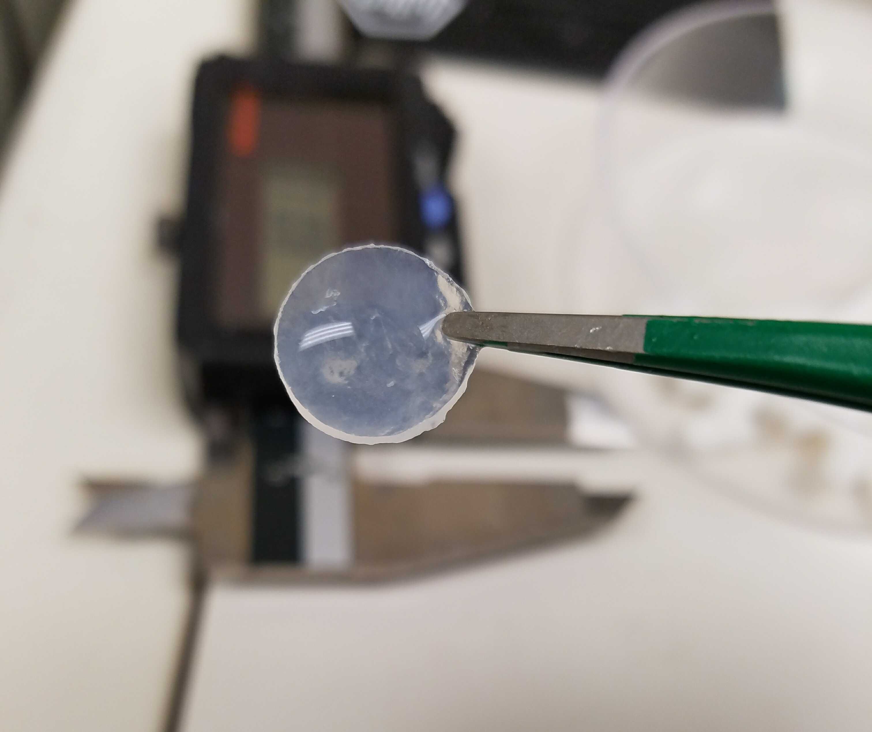Eyegenix Prototype Biosynthetic Artificial Cornea
